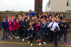 School children get moving to run over 18,000 km