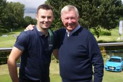 Football stars tee up for charity golfing tournament