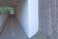 Community service team clean up underpass