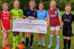 Grant supports girl's inter school football tournament