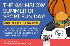 Plans unveiled for Wilmslow Summer of Sport Fun Day
