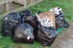 Volunteers spring clean town's grot spots