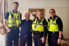 Officers save life of Wilmslow pensioner following an abandoned 999 call