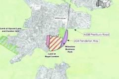 Plans for new access road off A34 bypass