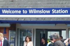 Duchess of Cambridge spotted at Wilmslow Station