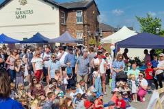 Hundreds gather at Chapel Lane to celebrate Queen's Platinum Jubilee