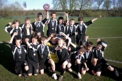 Wilmslow High footballers win district cup