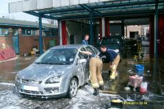 Firefighters raise over £2000 at charity car wash
