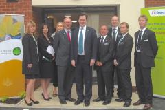 George Osborne opens Handforth housing development