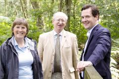 George Osborne visits Saltersey Moss