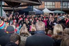Crowds brave the cold for the Handforth Christmas lights switch on