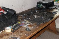 Man escapes fire through first floor window