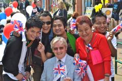 Wilmslow celebrates with a right royal street party