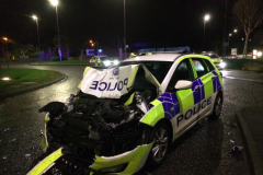 Driver of stolen vehicle deliberately rams police car in Wilmslow