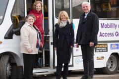 Volunteers launch free bus service for elderly and less mobile