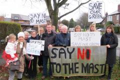 Outcry over proposed phone mast