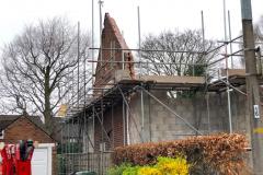 House evacuated due to dangerous gable end