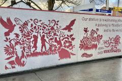 Commemorative artwork installed at Handforth Station