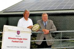 Rugby Club goes green with solar panels