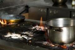 Kitchen fire on Ashley Road