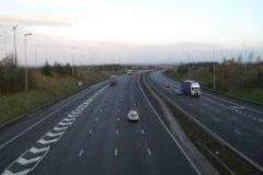 M56 closure this weekend