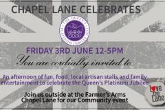 Chapel Lane prepares for a right royal celebration
