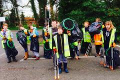 Scouts help spring clean Wilmslow