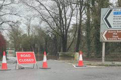 Local roads closed due to flooding