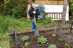 Youngster grows vegetables to help locals