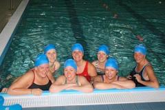 Women swim length of channel for cancer charity