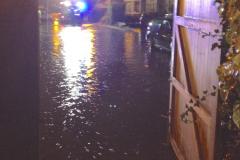 Firefighters pump out flood water from Beech Grove
