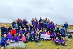 Young fundraiser joined by family and friends to complete latest challenge