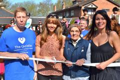 Corrie stars cut the ribbon for Christie's ride