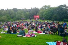 Outdoor cinema proves a big hit