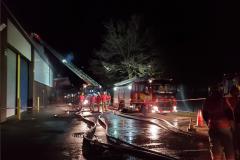 Over 100 firefighters tackle blaze at commercial property on Earl Road