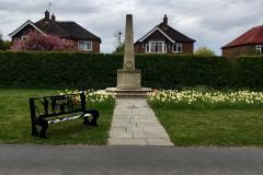 Memorial bench installed to commemorate 75th anniversary of VE Day