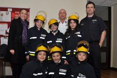 Winning pupil becomes a firefighter for the afternoon