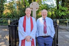 Fulshaw Cross refurbished and rededicated