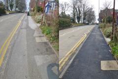 Pavement improvements around Wilmslow station