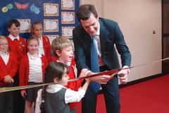 George Osborne open new classrooms