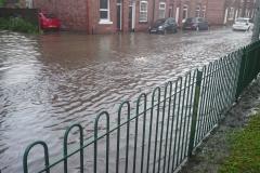 Flood water is causing issues across Wilmslow