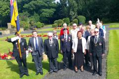 Wilmslow Royal British Legion pay their respects on 70th anniversary of VJ-Day