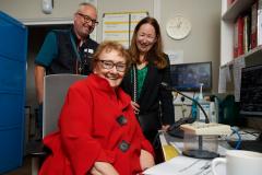 Wilmslow gran realises ambition of being a station announcer