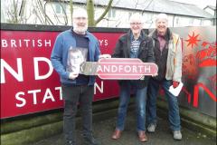 Totem returns  to Handforth Station after 30 years