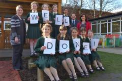 Wilmslow Prep girls celebrate success