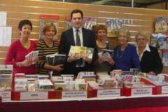 Chancellor visits charity Christmas card shop
