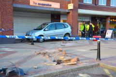 Driver left shaken after Summerfields crash