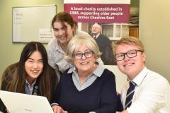 King's sixth formers join Age UK's army of volunteers