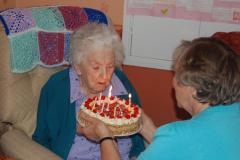 Care home throws 105th birthday party for Gladys