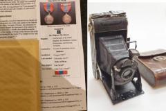 Burglars steal medal and 1950’s camera